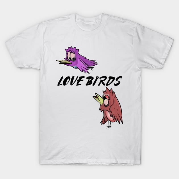 Love Birds T-Shirt by mailboxdisco